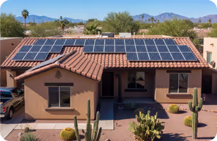 Residential solar install